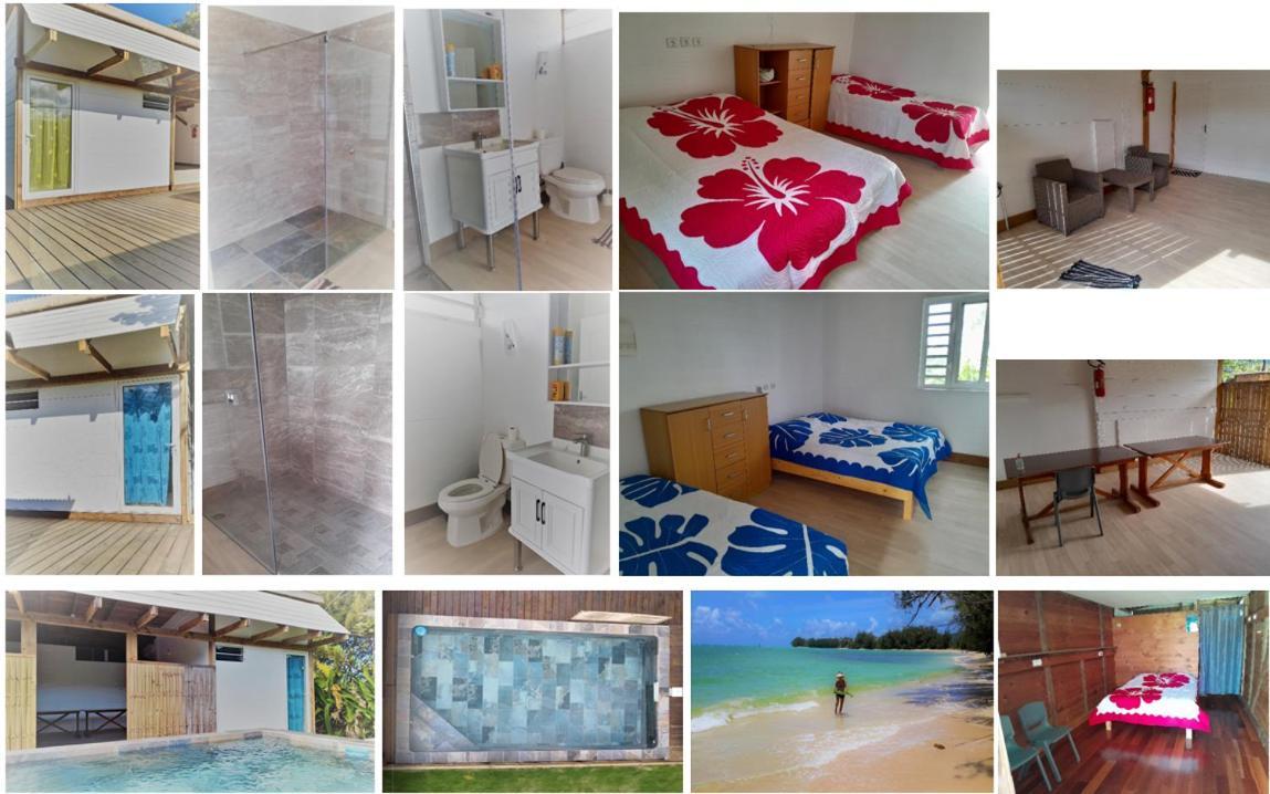 Mara'Ai Le Spot Tubuai Chambre Triple Taahueia Deluxe Sdb Privee Avec Piscine Mataura エクステリア 写真