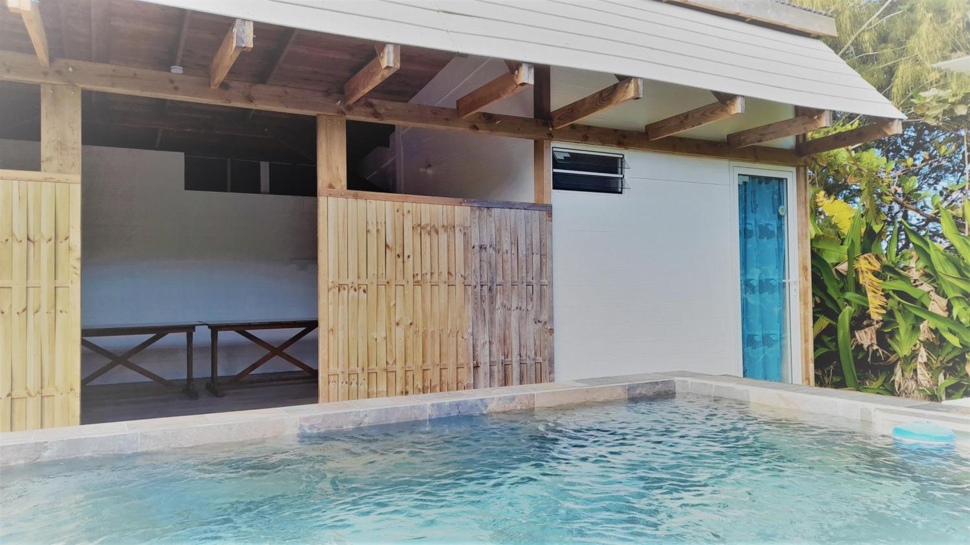 Mara'Ai Le Spot Tubuai Chambre Triple Taahueia Deluxe Sdb Privee Avec Piscine Mataura エクステリア 写真